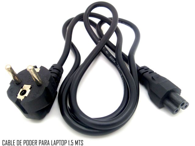 CABLE HAVIT DE PODER SHUCKO PARA LAPTOP 1.5MTS