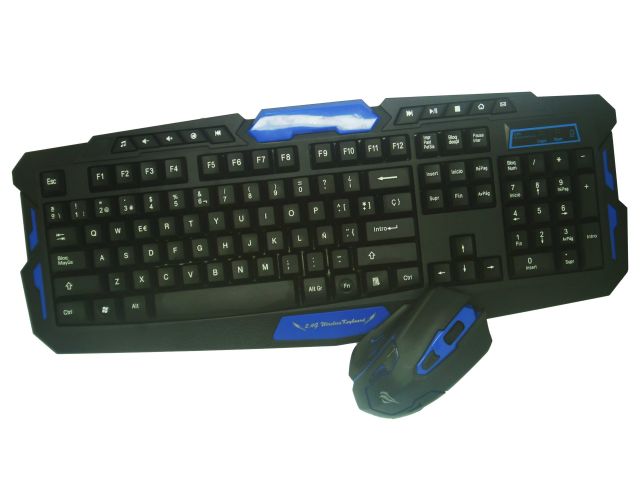 SET HAVIT DE TECLADO Y MOUSE USB MULTIMEDIA GAMER INALAMBRICO