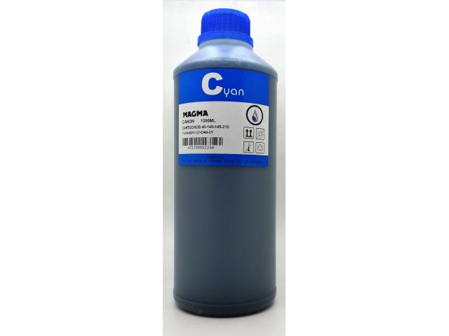 BOTELLA TINTA CY 1 LITRO PCISS CANON PIXMA G110021003100 CYAN