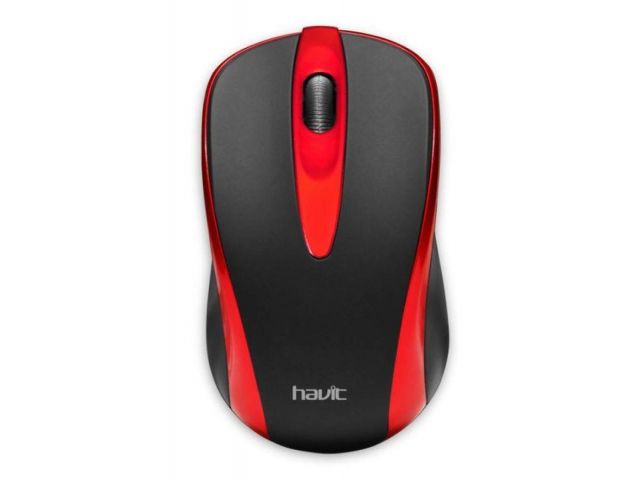 MOUSE HAVIT RED 1000 DPI CABLE 1.35M