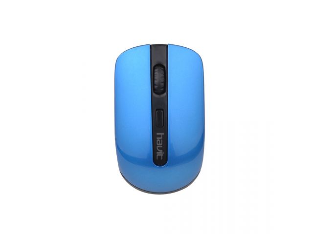 MOUSE HAVIT INALAMBRICO 800-1600 DPI AZUL Y NEGRO