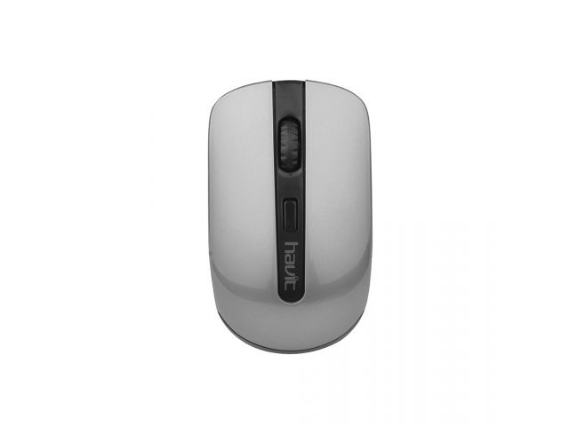 MOUSE HAVIT INALAMBRICO 800-1600 DPI GRIS Y NEGRO