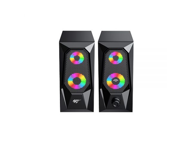 PARLANTE HAVIT GAMING 2.0 MEDIDAS 78*118*180 MM ENTRADA USB Y 3.5MM