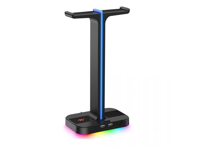 SOPORTE HAVIT PARA AURICULARES GAMER RETROILUMINADO 270*150*100MM