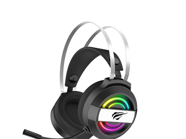 AURICULAR HAVIT GAMER CON MICROFONO Y VINCHA RETROILUMINADO