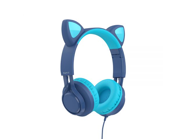 AURICULARES HAVIT CON OREJAS DE GATO