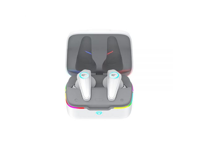 AURICULAR HAVIT INALAMBRICO BLUETOOTH 5.0 CONTROL TACTIL RGB  WHITE