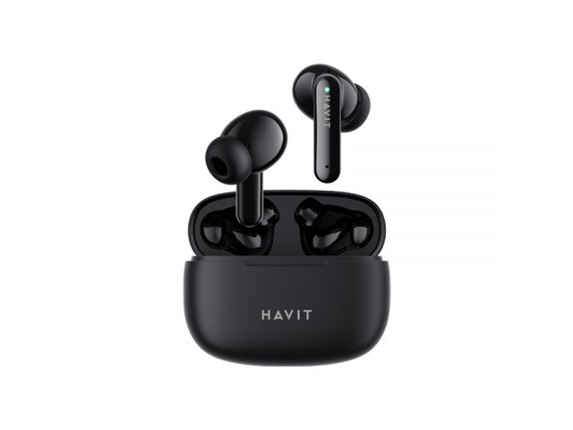 AURICULAR HAVIT INALAMBRICO CON BLUETOOTH 5.0 CONTROL TACTIL INTELIGENTE - BLACK