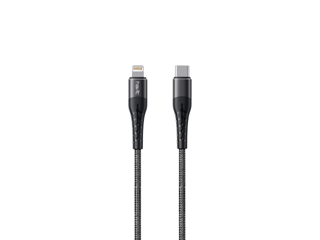 CABLE HAVIT CARGA RAPIDA USB TIPO C A LIGHTNING