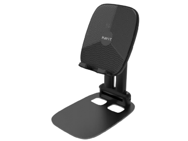 SOPORTE HAVIT ST7165 PARA CELULAR PLEGABLE PARA ESCRITORIO NEGRO