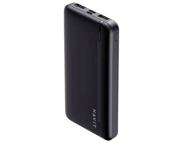 POWER BANK HAVIT 10000 MAH BLACK PANTALLA LED