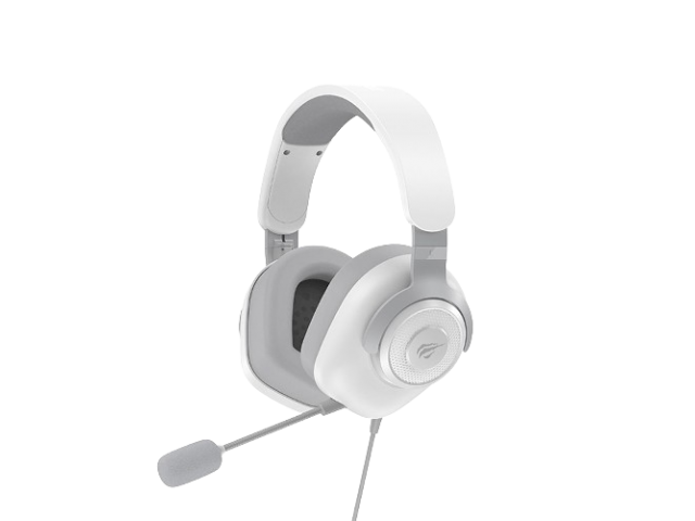 AURICULAR HAVIT GAMER HV-H2230D CON CABLE Y MICROFONO BLANCO Y GRIS