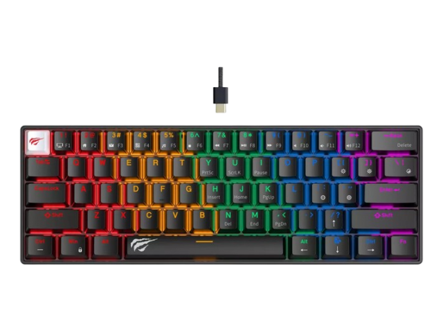 TECLADO HAVIT GAMER NEGRO