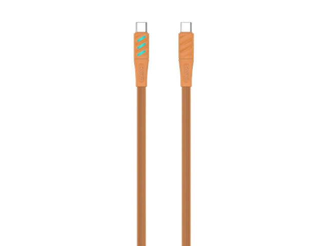 CABLE HAVIT CB6254 CARGA RAPIDA TIPO C A TIPO C 60W ORANGE