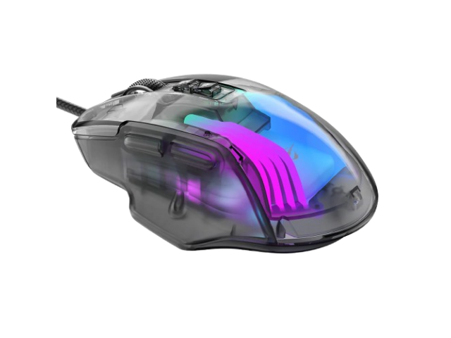 MOUSE GAMER HAVIT CON CABLE 1.6M USB RETROILUMINADO NEGRO