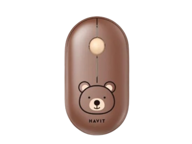 MOUSE HAVIT INFANTIL MS75GT BROWN