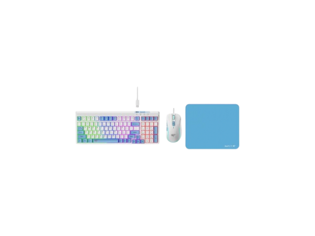 COMBO HAVIT DE TECLADO MOUSE y MOUSEPAD KB897CM