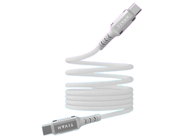 CABLE HAVIT USB C A USB C WHITE