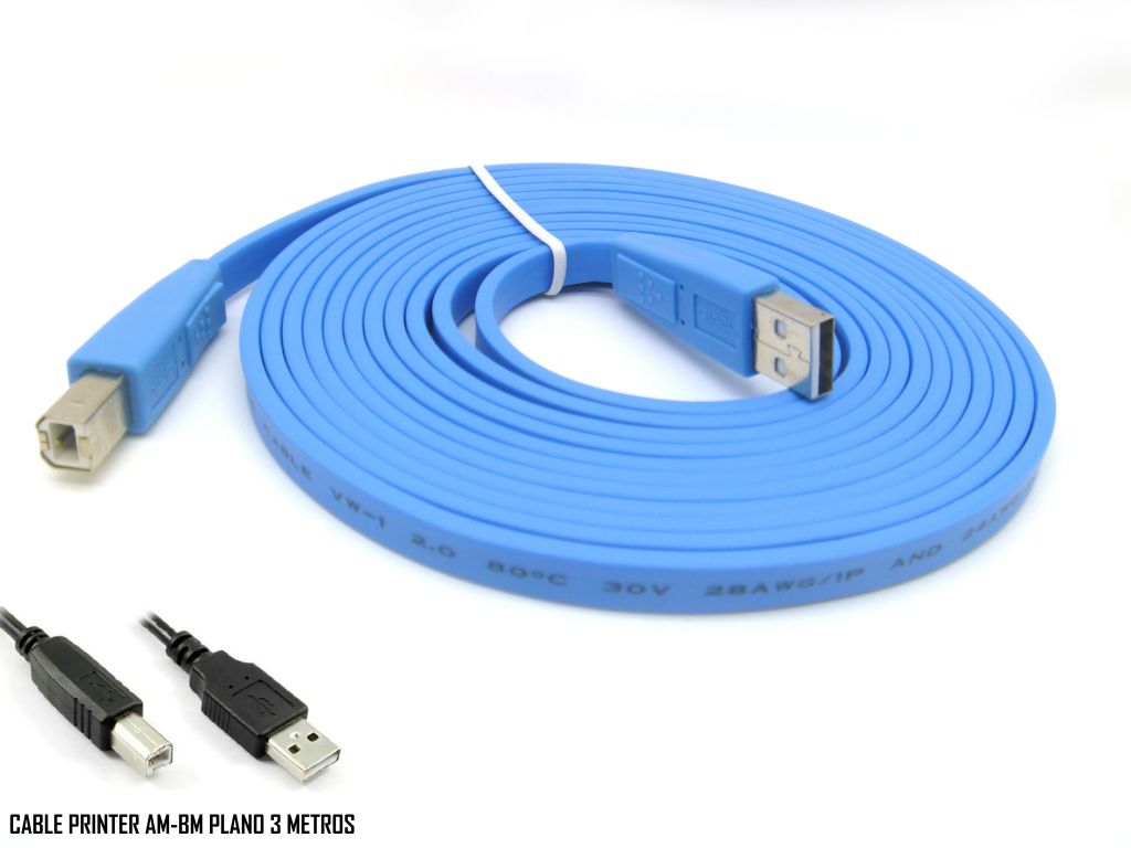 CABLE HAVIT 3M USB PRINTER CABLE PLANO