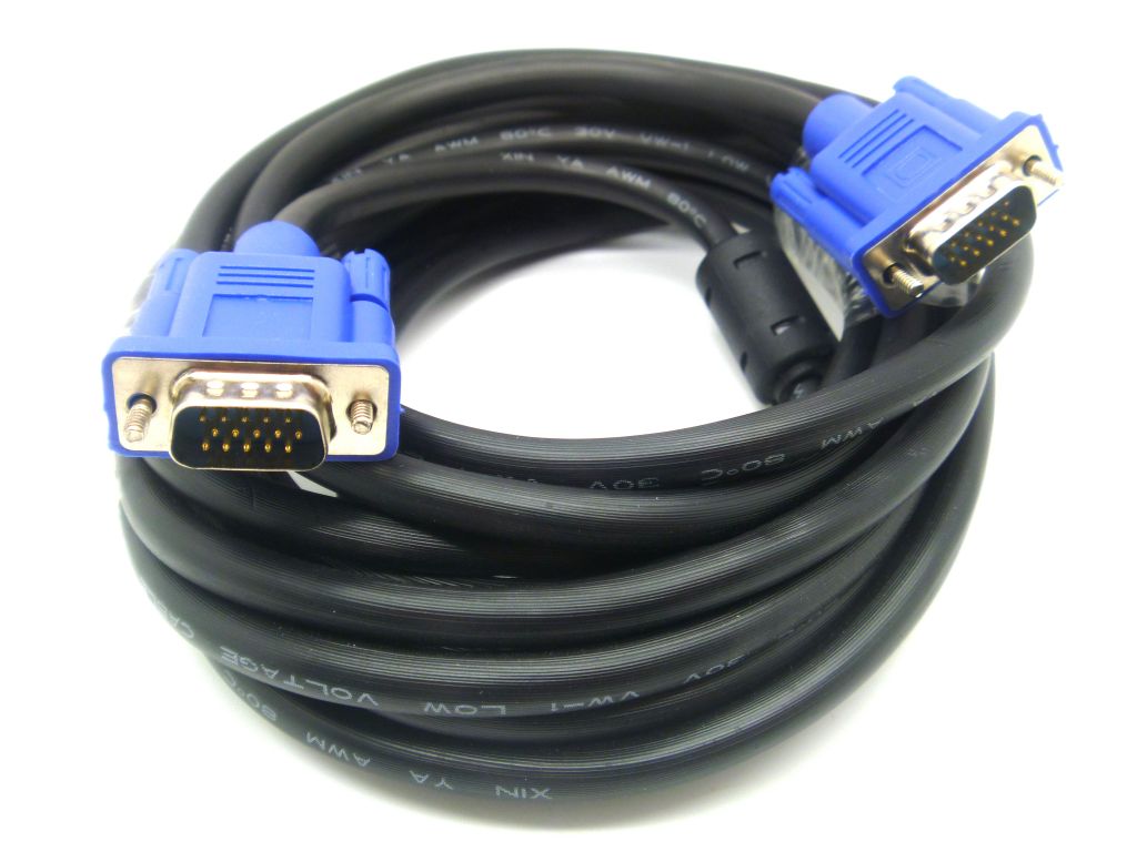 CABLE HAVIT 5M VGA MACHO MACHO CABLE 15 PINS