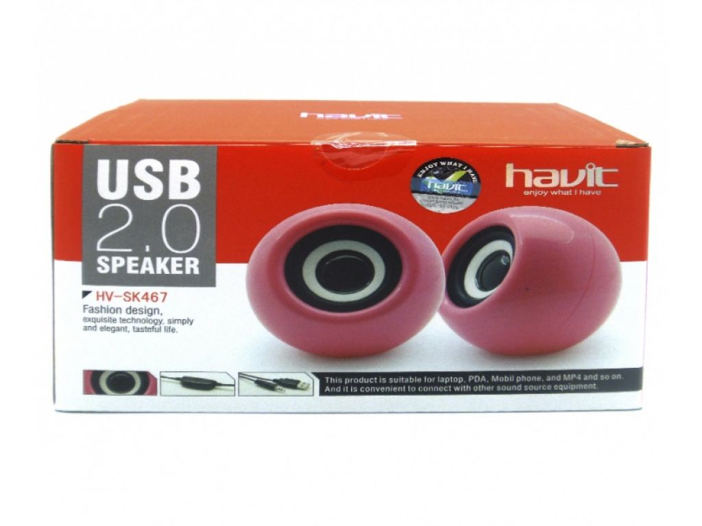 PARLANTE  HAVIT USB REDONDO