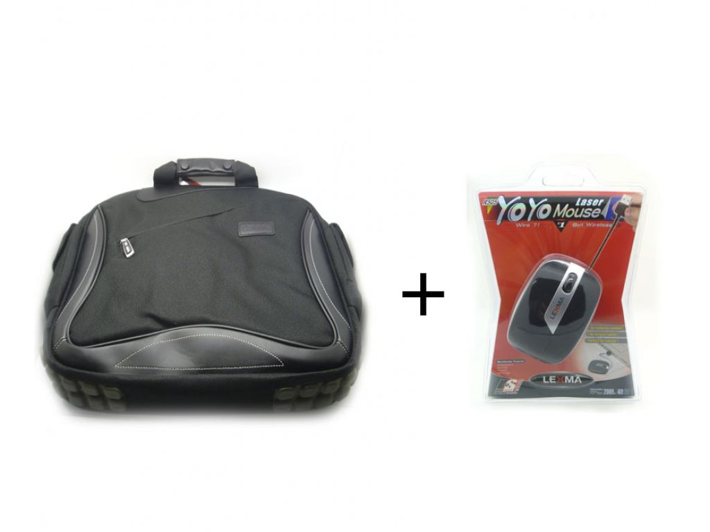 COMBO BOLSO LAPTOP AIR TRAVELER BC115 C/MOUSE YOYO R505