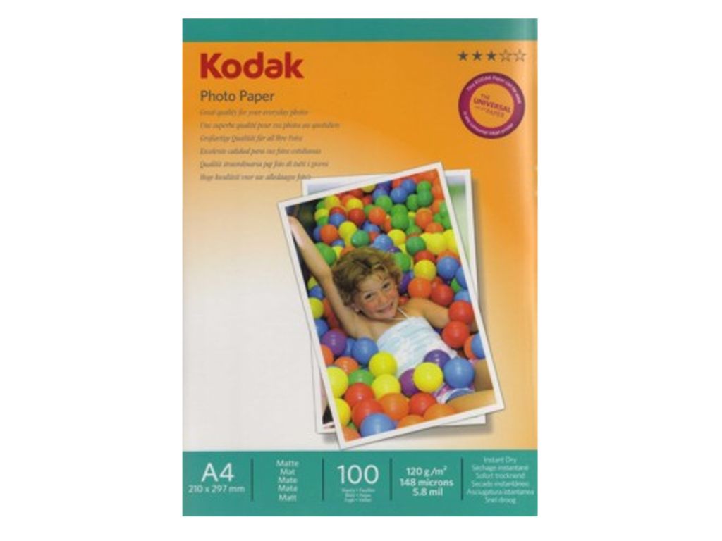 PAPEL KODAK MATE 120 GR A4 X 100