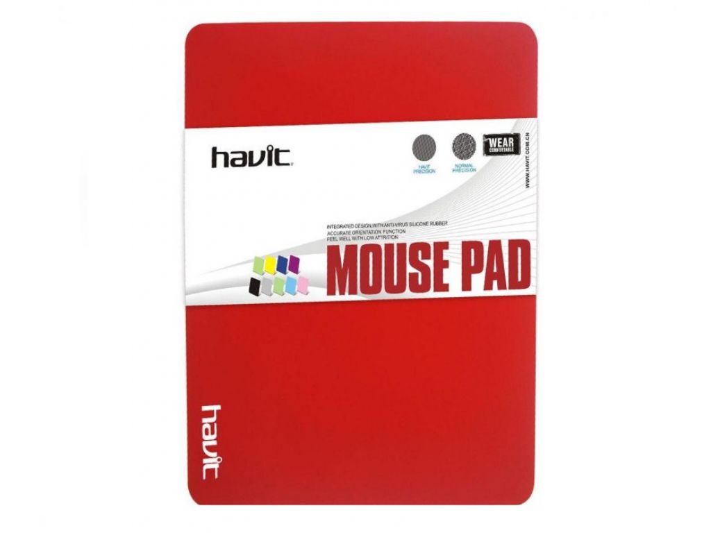 MOUSEPAD HAVIT CUADRADO VARIOS COLORES