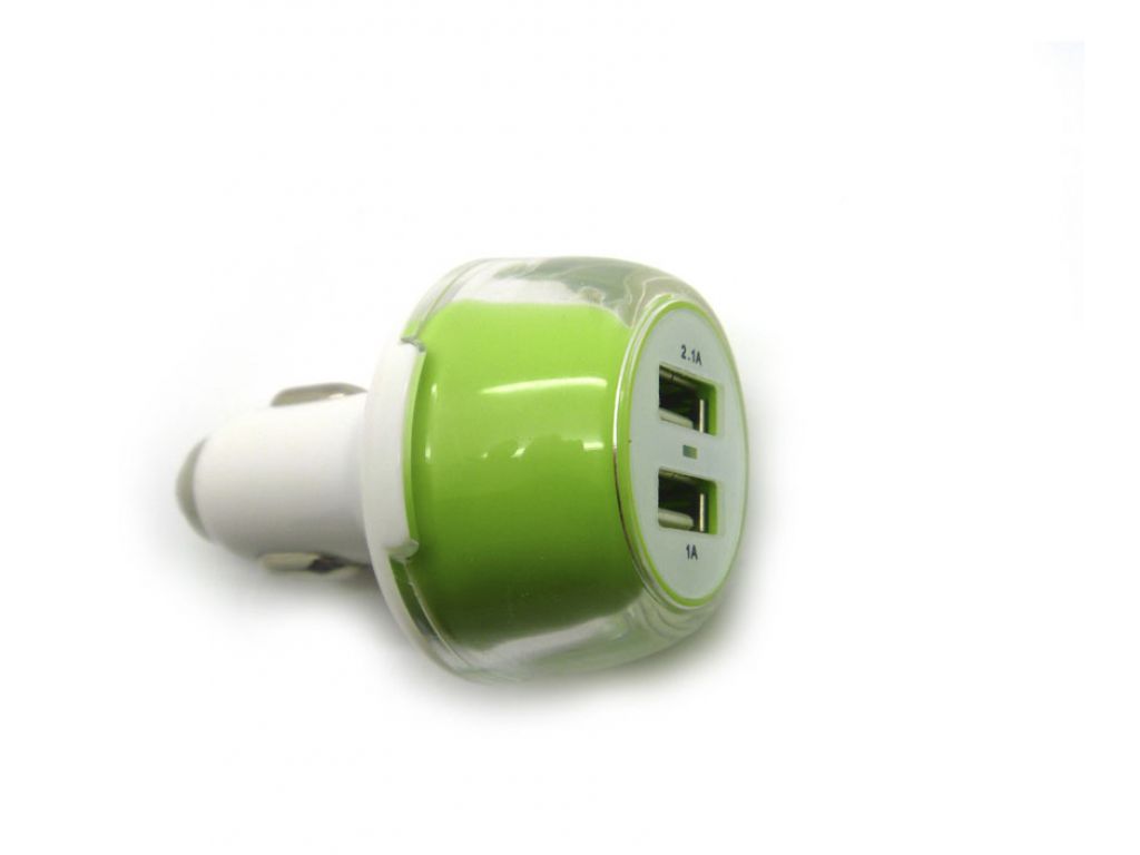 CARGADOR GENERICO USB PARA AUTOMOVIL 2 USB