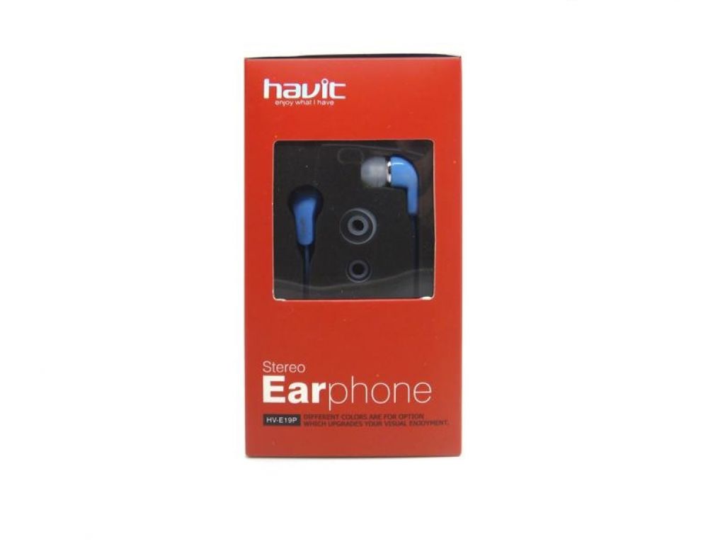 AUDIFONO HAVIT BLUE CON MICROFONO Y PLUG DE 3.5 MM