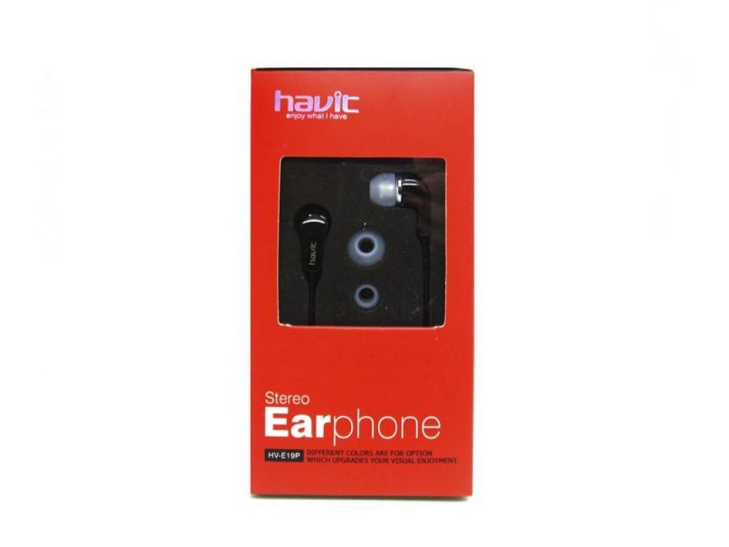 AUDIFONO HAVIT BLACK CON MICROFONO Y PLUG DE 3.5 MM