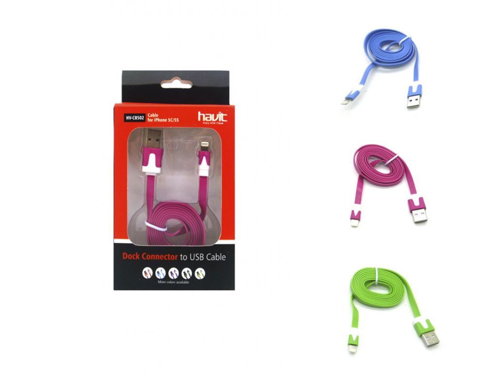CABLE HAVIT DE iPHONE 5 A USB