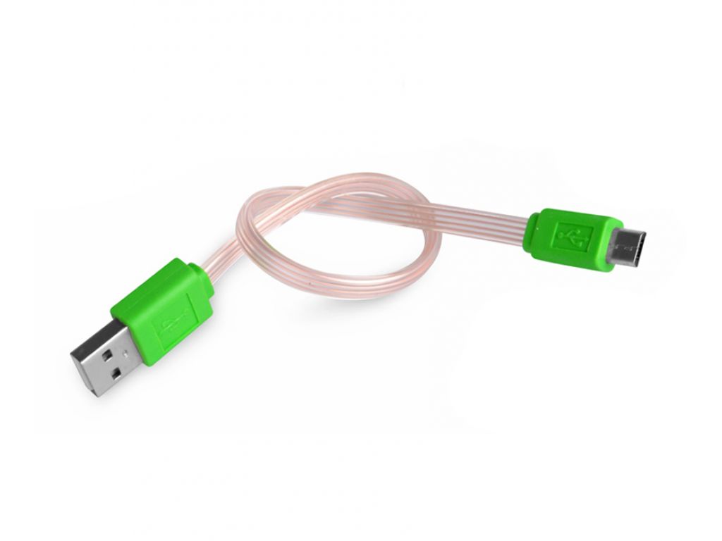 CABLE HAVIT USB A MICRO USB CON ILUMINACION 25 CM