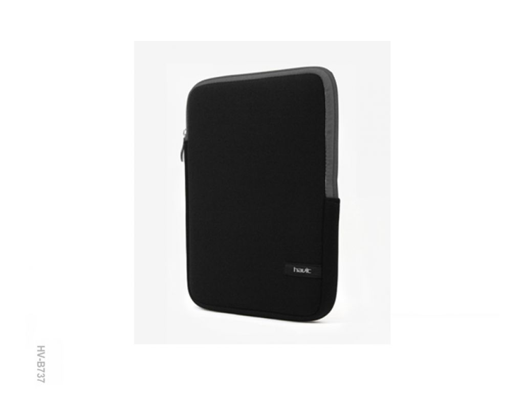 FUNDA FLEXIBLE HAVIT PARA LAPTOP 15.6" CON PROTECTOR DE VIBRACION Y CIERRE CON 2 CABEZALES