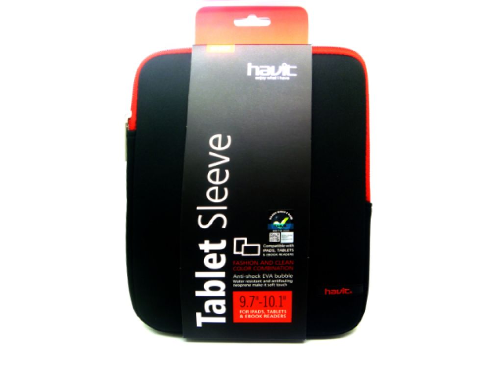 FUNDA FLEXIBLE HAVIT PARA TABLET 9.7" CON PROTECTOR DE VIBRACION