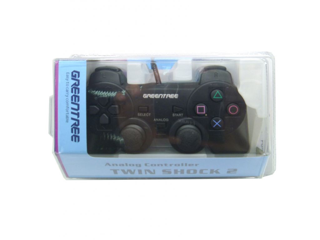 JOYSTICK GENERICO CON VIBRACION Y CONTROL ANALOGO PARA PLAY STATION 2
