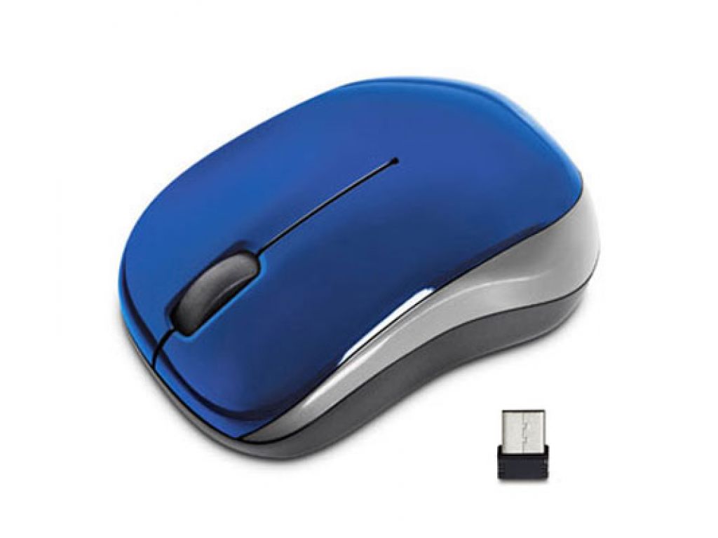 MOUSE OPTICO INALAMBRICO 2.4GHZ, BLUE