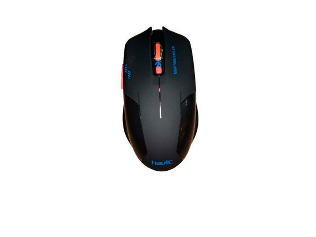 MOUSE HAVIT INALAMBRICO GAMER CON SCROLL Y FUNCI�N DE CAMBIO DPI, 1000, 1600 Y 2400DPI