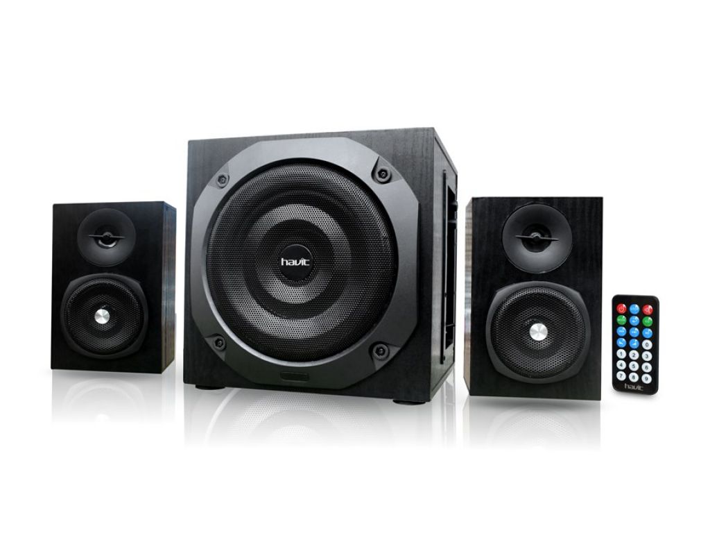 PARLANTE HAVIT SUBWOOFER CON BLUETOOTH Y CONTROL REMOTO