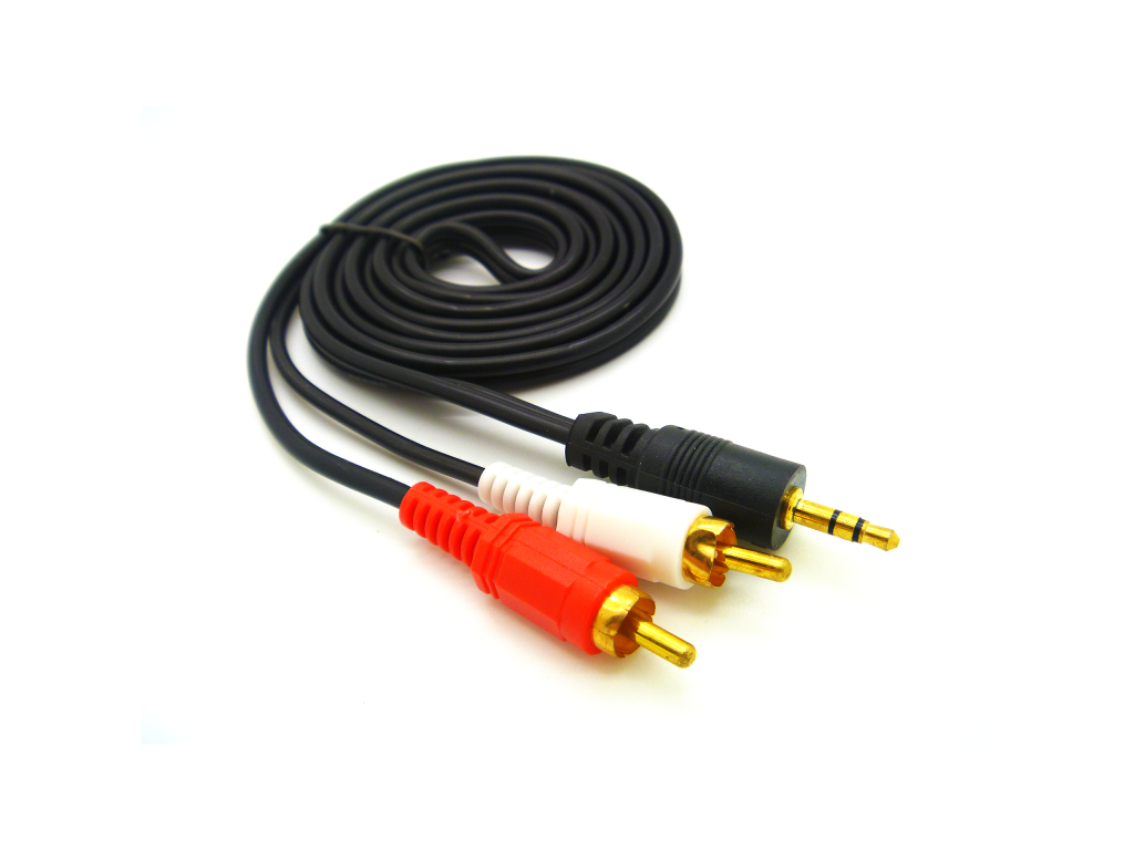 CABLE HAVIT 3M ST3.5M/2RCA AUDIO CABLE