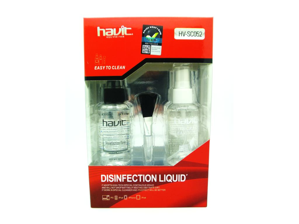 LIQUIDO LIMPIADOR Y DESINFECTANTE CON PINCEL Y PA�O