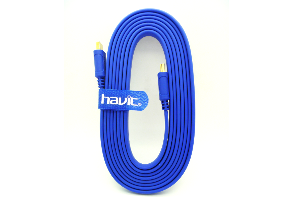 CABLE HAVIT 5M HDMI CABLE STANDARD PARA TV HD PLANO