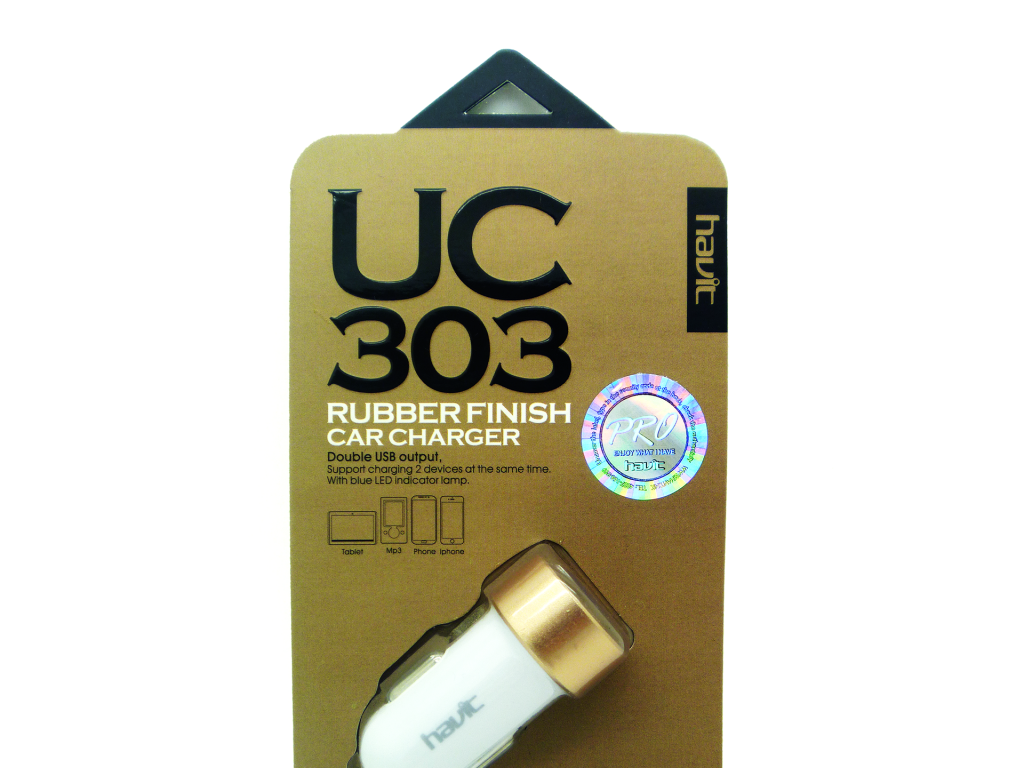 CARGADOR HAVIT USB PARA AUTOMOVIL
