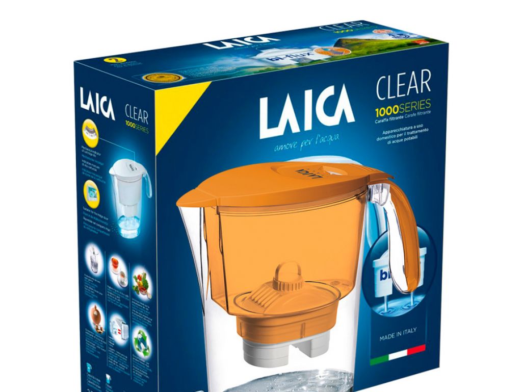 JARRA LAICA CLEAR NARANJA 2.3 lts