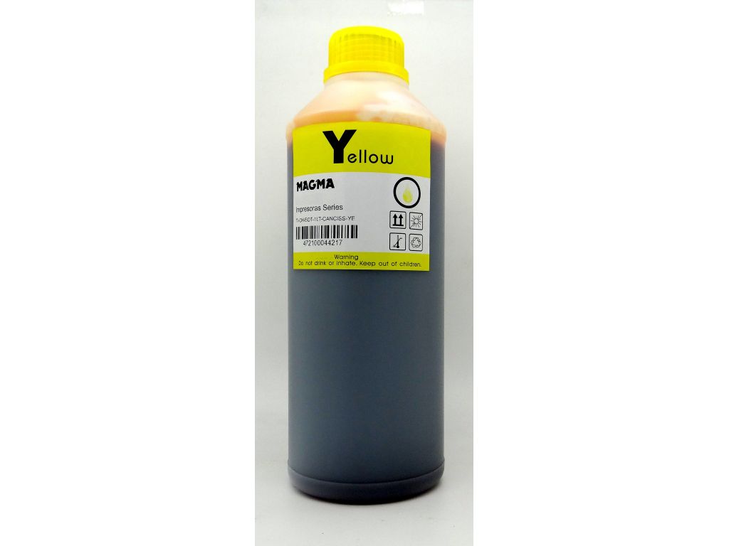 BOT. ORIGEN TINTA YE 1 LITRO P/CISS CANON PIXMA G1100/2100/3100 YELLOW