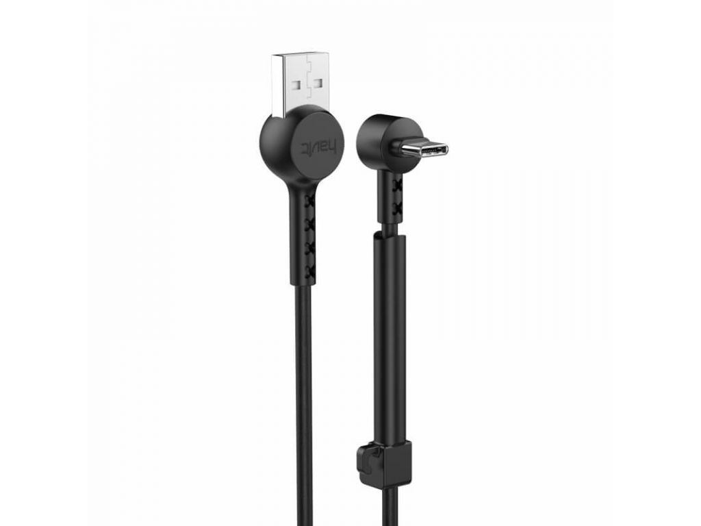 CABLE HAVIT USB A TIPO C 1M DE LARGO, NEGRO