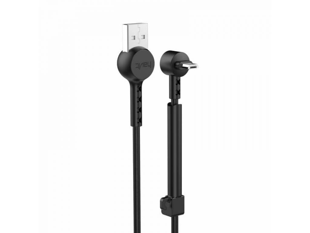 CABLE HAVIT USB A MICRO USB, 1M DE LARGO, NEGRO