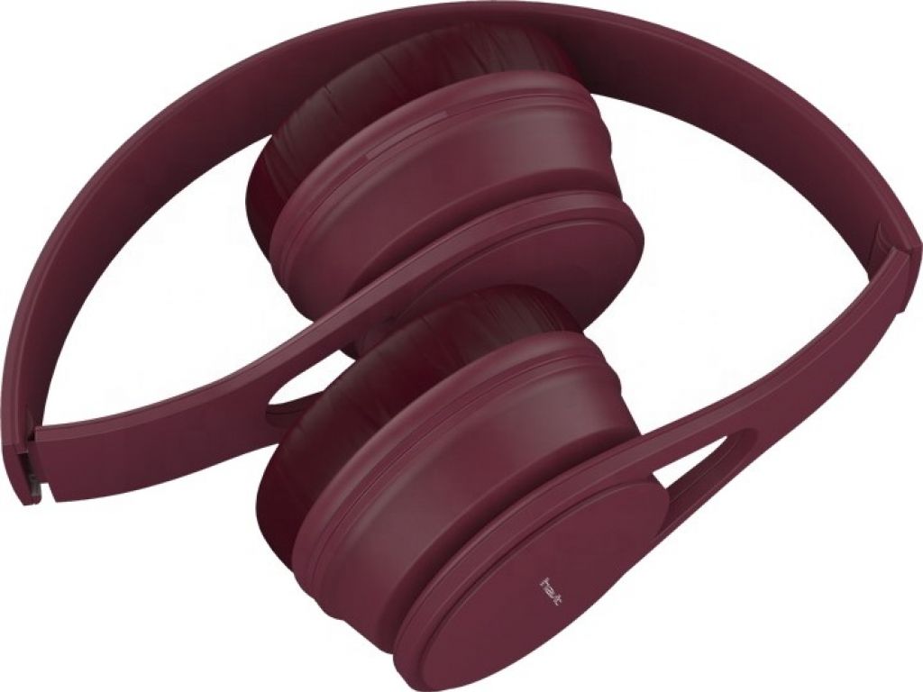 AURICULARES HAVIT PLEGABLES CON MICRFONO Y ENTRADA JACK 3,5MM, COLOR ROJO