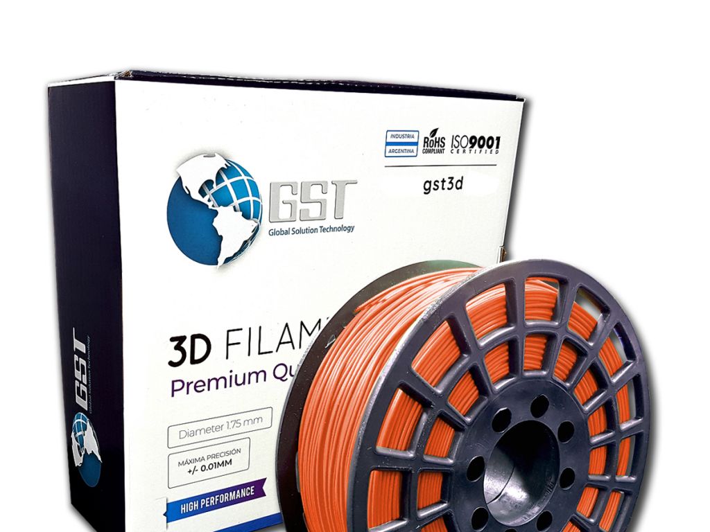 FILAMENTO P/IMPRESORA 3D PLASTICO DE 1.75 MM / 1KG ORANGE