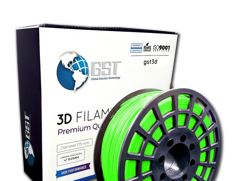 FILAMENTO P/IMPRESORA 3D PLASTICO DE 1.75 MM / 1KG GREEN